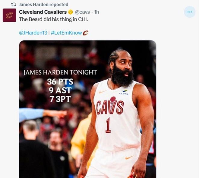 哈登36+7+9率队逆转公牛创历史纪录